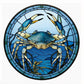Crab Stained Glass 5D DIY Diamond Painting