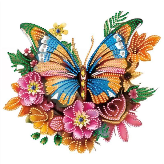 DIY Crystal Rhinestone Butterfly Diamond Painting Kit