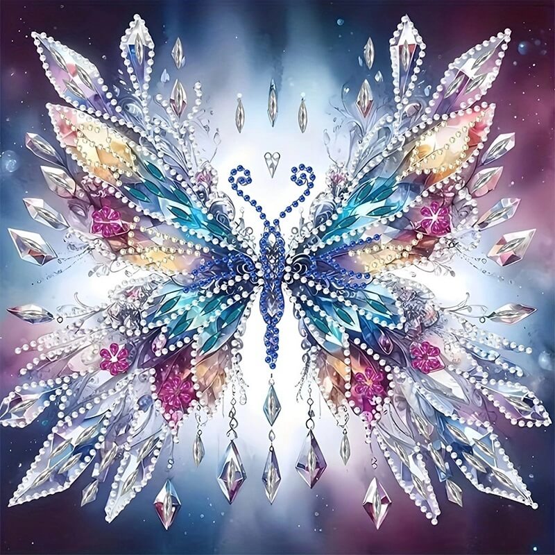 Crystal Butterfly Diamond Art Kit