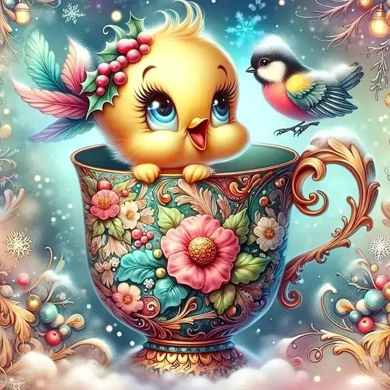 Cup Tweety Bird diamond art