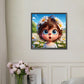5D DIY Diamond Painting Cute Girl And Butterfly Kit