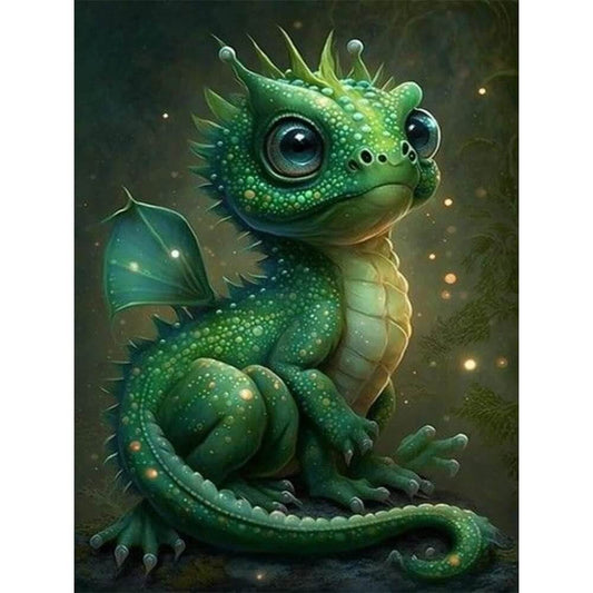 Green Dragon 5D DIY Diamond Painting