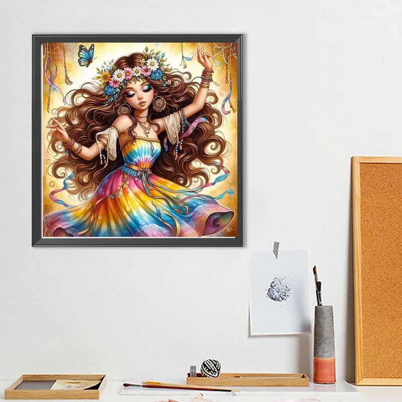 Dancing Girl Diamond Painting