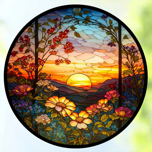DIY 5D Stained Glass Diamond Painting Kits