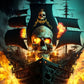 5D DIY Diamond Painting Ghost Ship in Pirates of The Caribbean