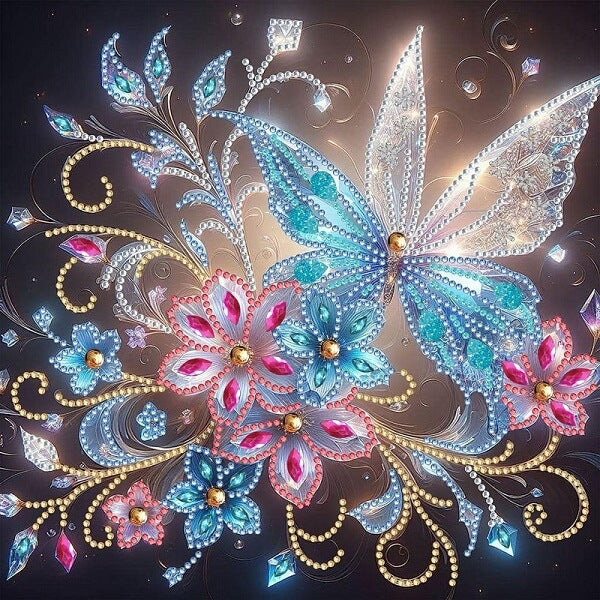 DIY Butterfly Crystal Rhinestone Diamond Painting