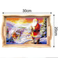 Christmas Diamond Painting Decor Wooden Food Serving Tray Size