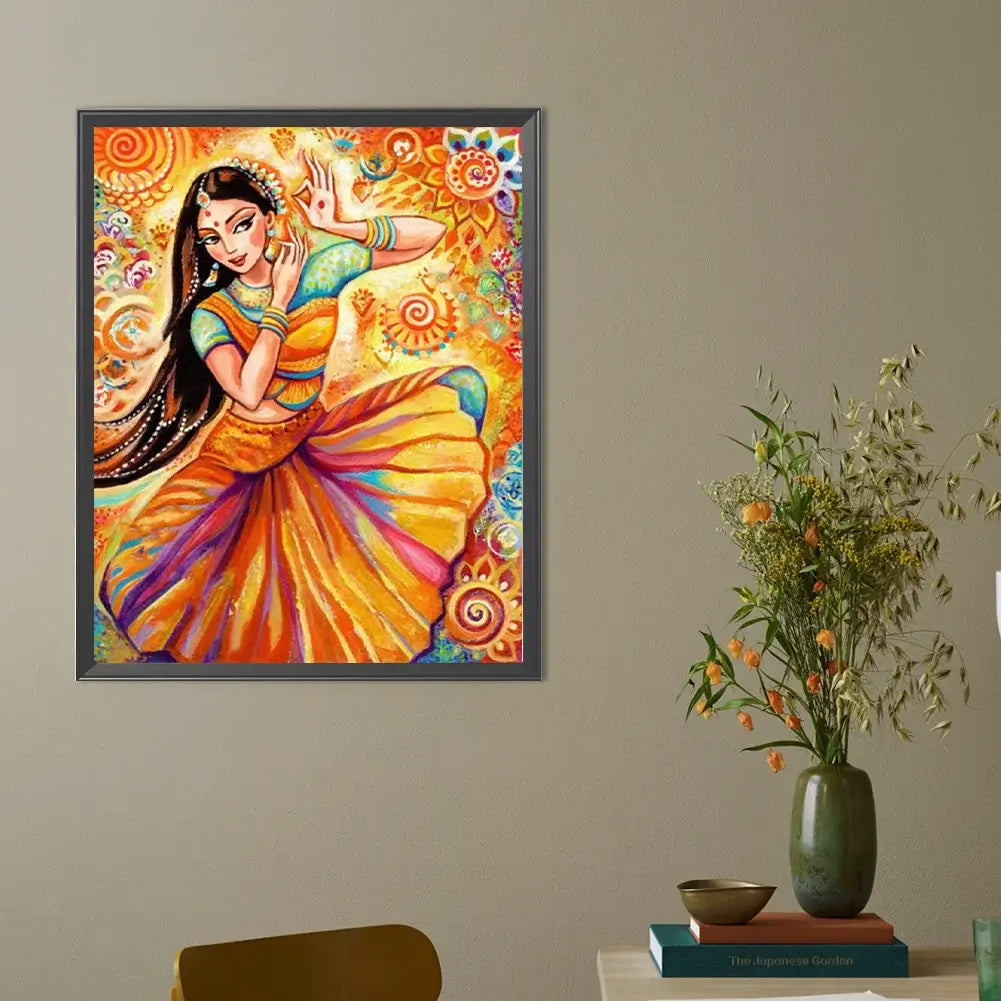 Indian Dancing Woman Diamond Painting