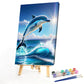 Jumping Dolphin Paint By Number kIT