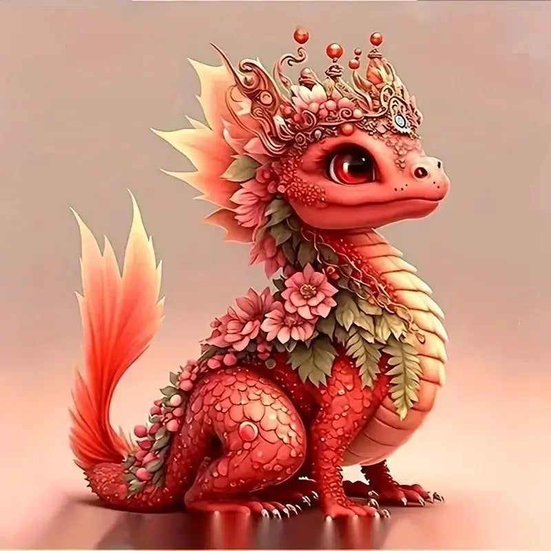 Little Dragon diamond painting kit