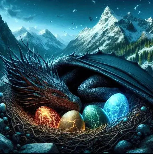 Dragon Egg Diamond Painting Kit