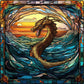 5D DIY Diamond Painting Kit - Full Round / Square - Dragon In Murals