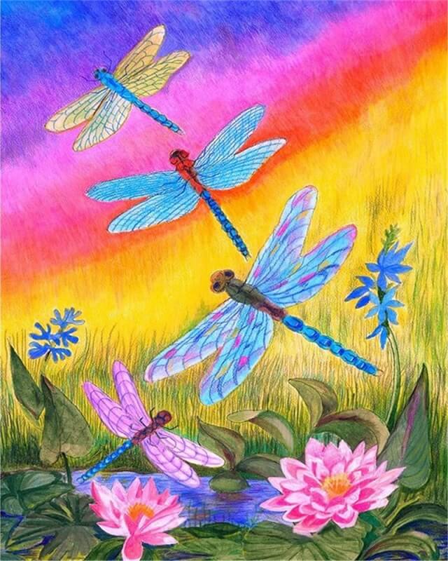 Dragonfly Diamond Painting