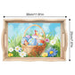 diy easter diamond painting decor wooden food tray size