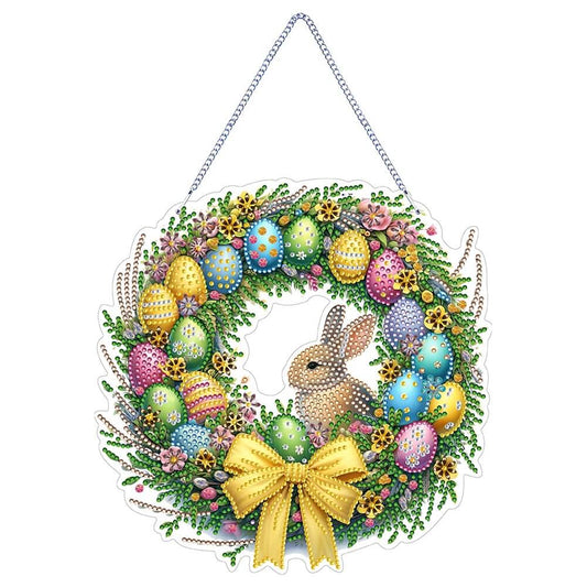 easter rabbit egg diamond art hanging ornament
