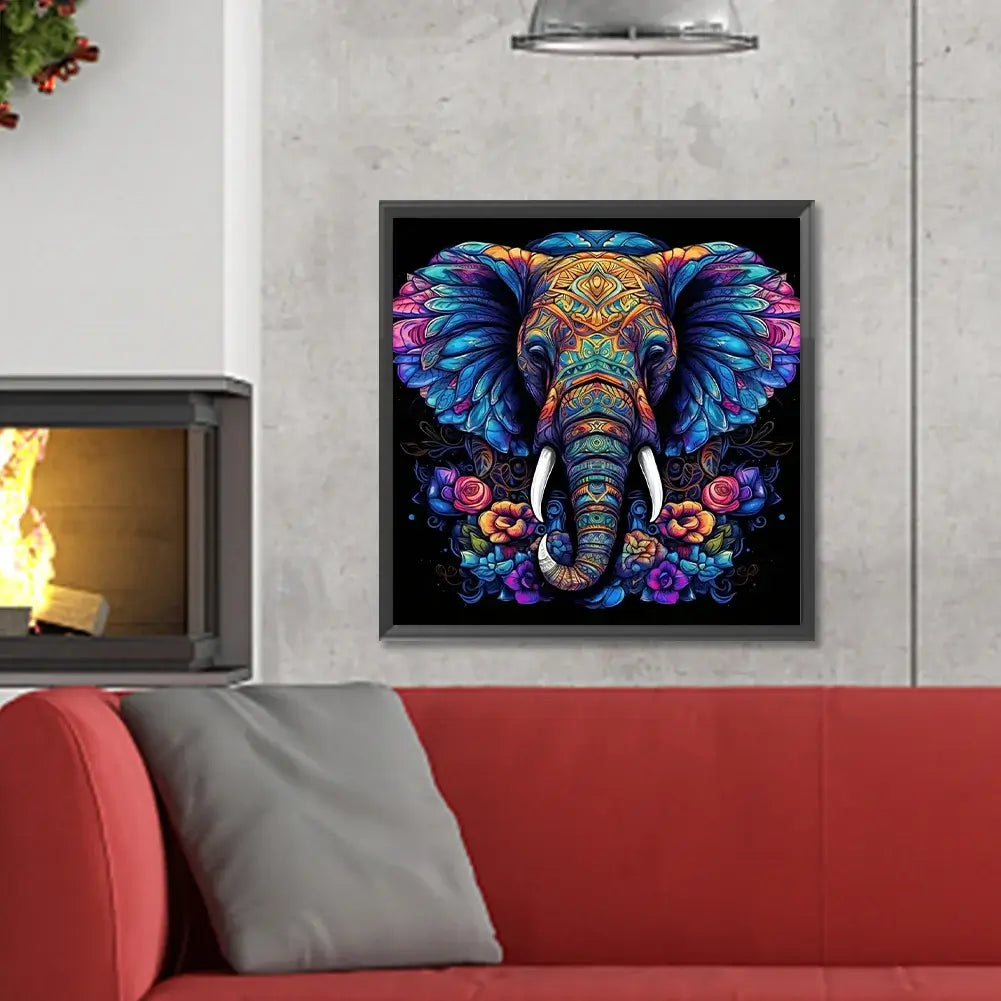 elephant diamond painting KIT