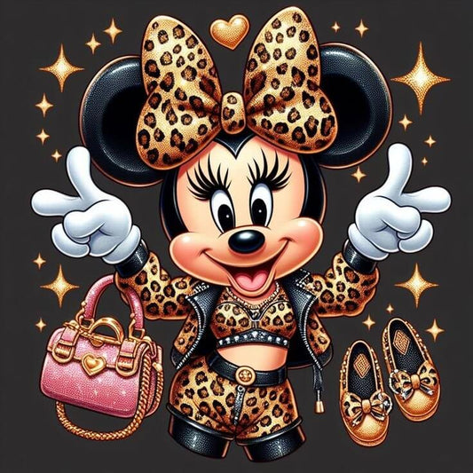 fashion minnie mouse diamond art