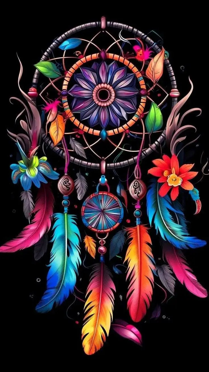 Feather Dream Catcher Diamond Painting