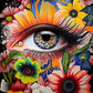 5D DIY Flower Eye Diamond Painting