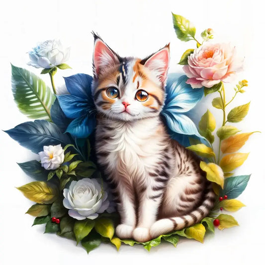 DIY Cat Diamond Art Kit 2018 Squirrel Cat 5D Square Mosaic Cross Stitch  With Full Dill Embroidery From Vo2u, $12.38