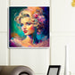 Woman With Flower 5D Diamond Painting Kit