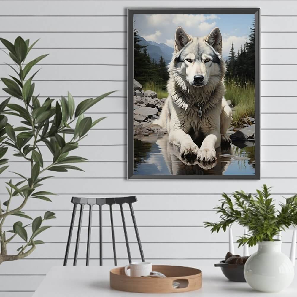 Forest Wolf 5D DIY Diamond Painting Kit