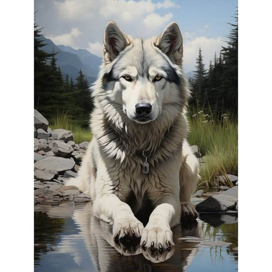 Forest Wolf 5D DIY Diamond Painting