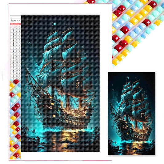 Large 5D DIY Diamond Painting Kits Landscape Diamond Embroidery Full Drill  Mosaic for Home Wall (120 * 50cm)