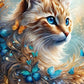 Furry Cat Diamond Painting