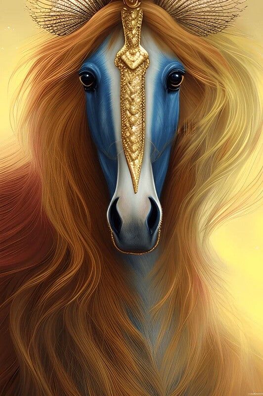 Golden Horse 5D DIY Diamond Painting