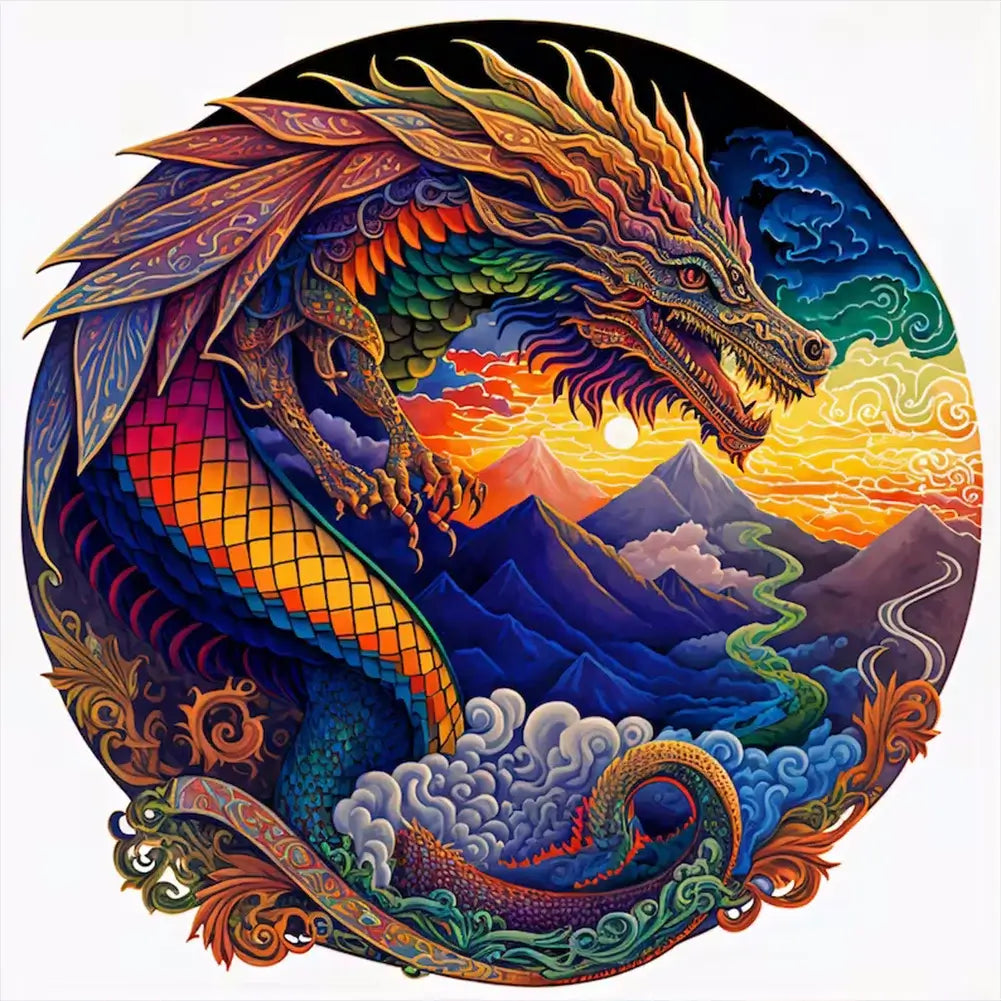 Gorgeous Dragon 5D DIY Diamond Painting Kit