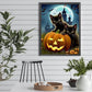 Halloween Cat Pumpkin 5D DIY Diamond Painting Kit