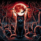 Halloween Evening Cats Diamond Painting