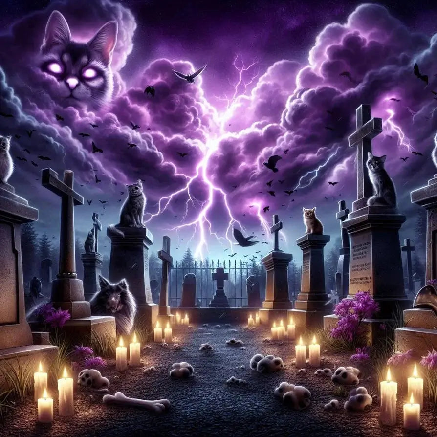 Halloween Graveyard Diamond Painting