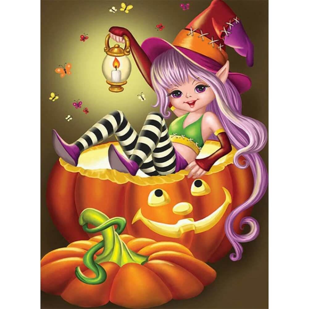 Halloween DIY Diamond Painting - Full Round / Square - Little Devil