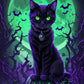 Halloween Night Cat Diamond Painting