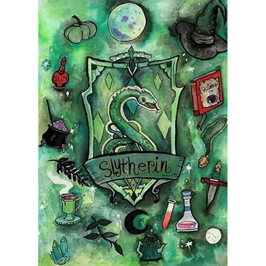 Harry Potter Diamond Painting - Full Round / Square - Slytherin