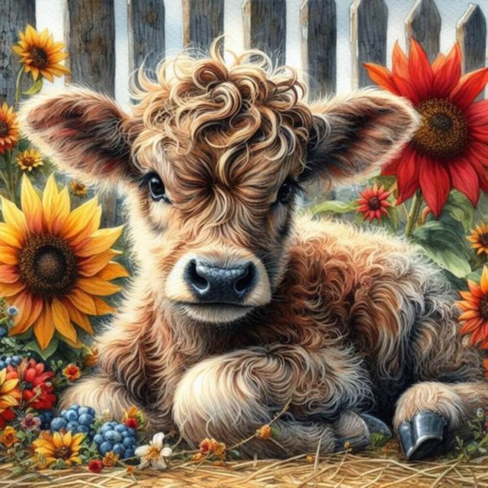 Highland Cattle 5D DIY Diamond Painting