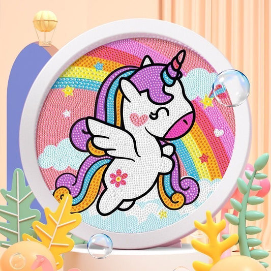 Unicorn Diamond Painting Kit For Kids With/ Without Frame