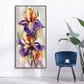 iris flower diamod painting art
