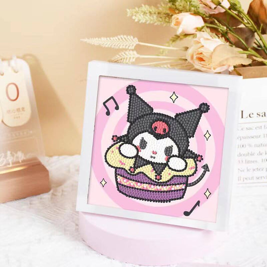 kuromi diamond art craft for kids