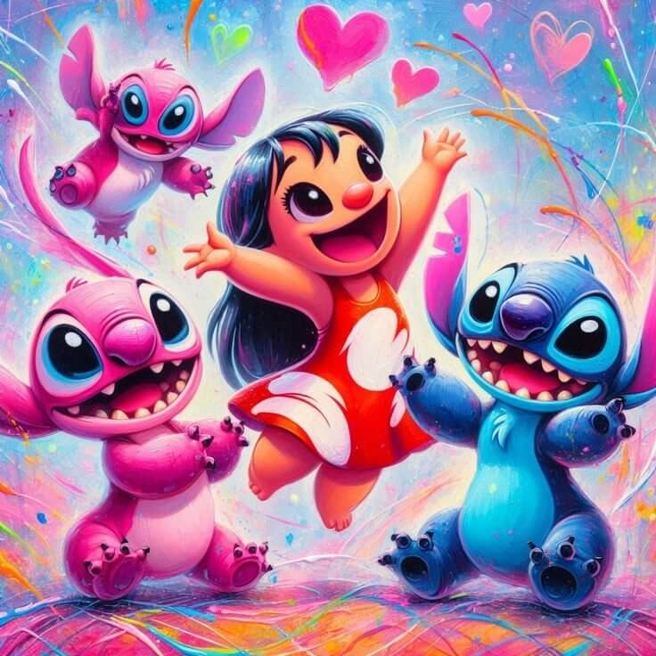 Lilo and Stitch diamond art kit