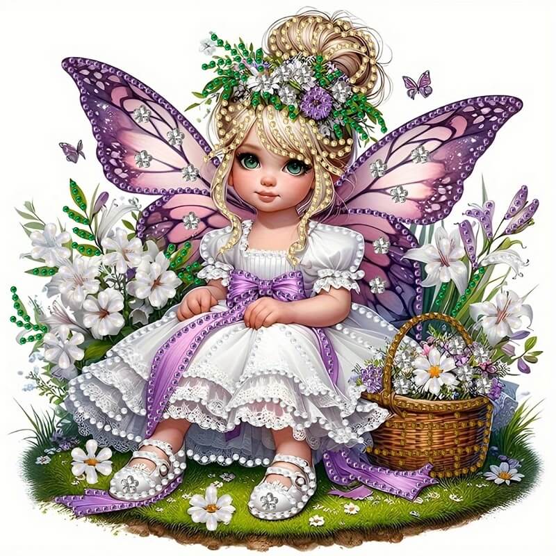 Little angel diamond art kit