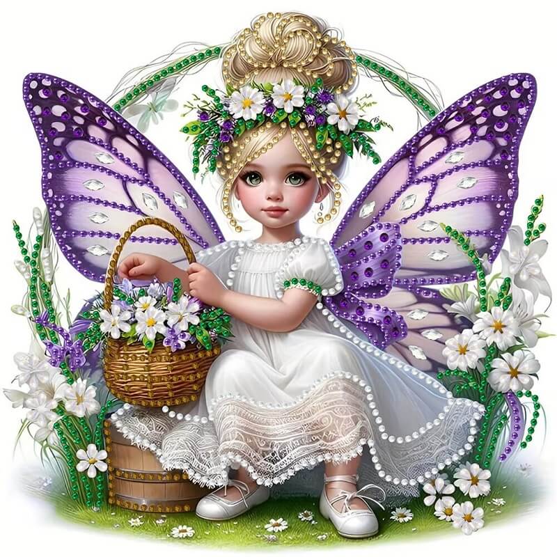 little angel special diamond art kit