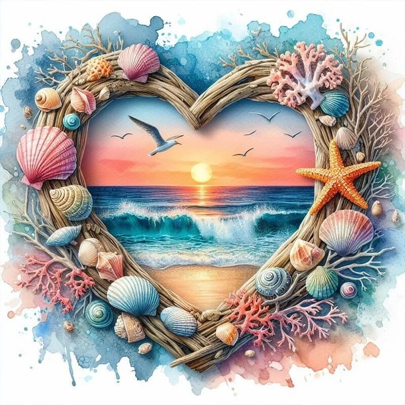 Love Sea Scenery diamond art