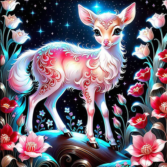 Diamond Painting - Deer with Lantern 