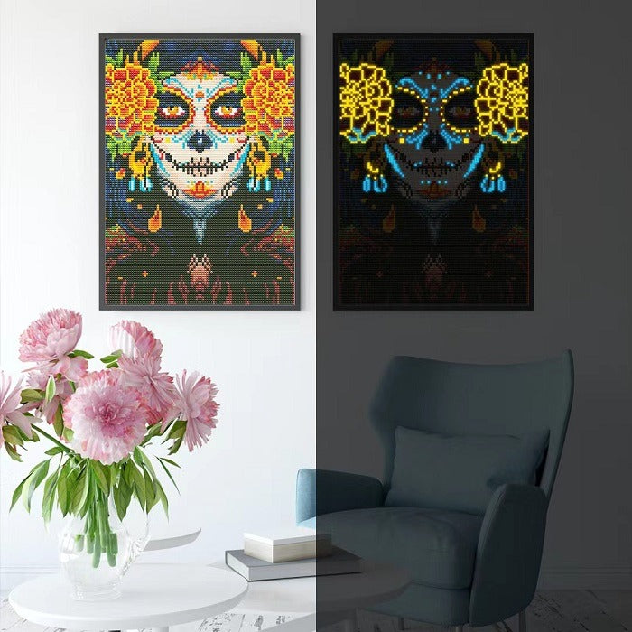 DIY 5D Luminous Diamond Paintings Art Kits for Adults