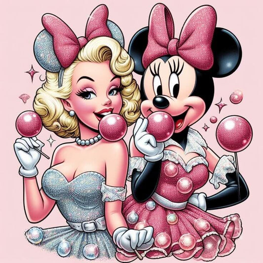 Marilyn Monroe and Minnie Diamond Art