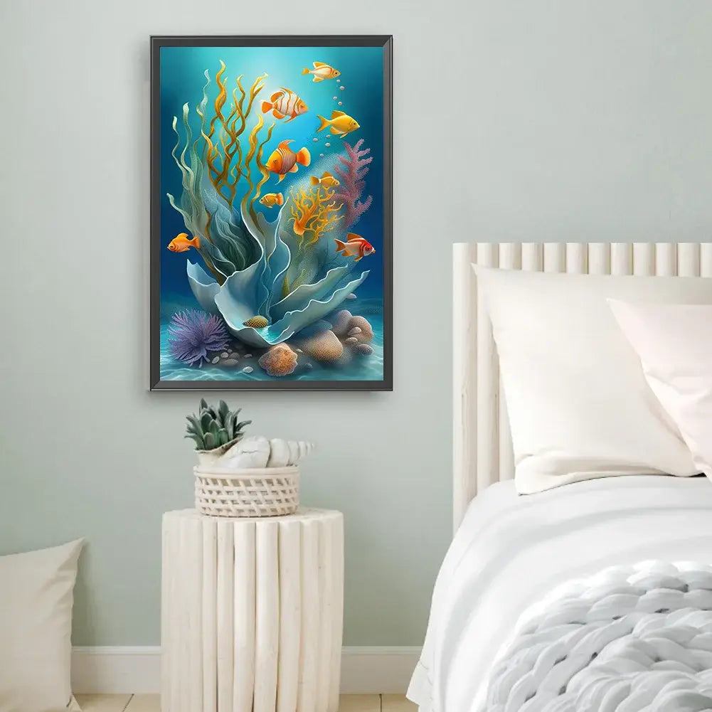 Marine Clownfish Paint By Number Oil Painting