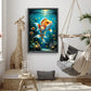ocean goldfish paint by number kit oil painting